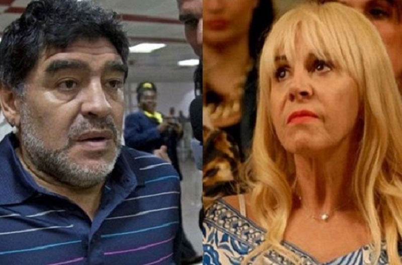 Claudia demandó a Diego Maradona por violencia psicológica y pidió un bozal legal