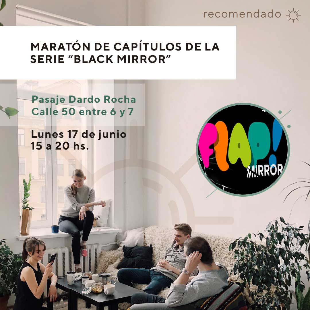 Lunes de pochoclos en el Dardo Rocha: habrá maratón de capítulos de “Black Mirror”