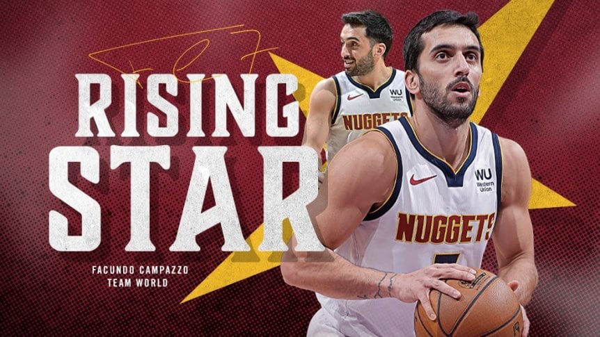 Facundo Campazzo fue elegido para el partido de novatos del All Star Game de la NBA