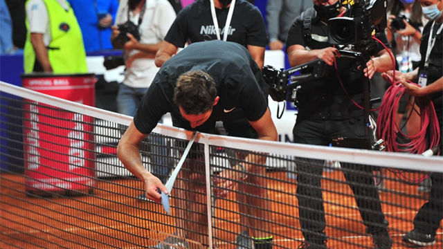 Del Potro cayó frente a Delbonis en su regreso ante un público que lo ovacionó