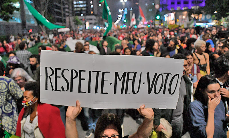 Masiva manifestación de respaldo a Lula y por castigo a bolsonaristas en San Pablo