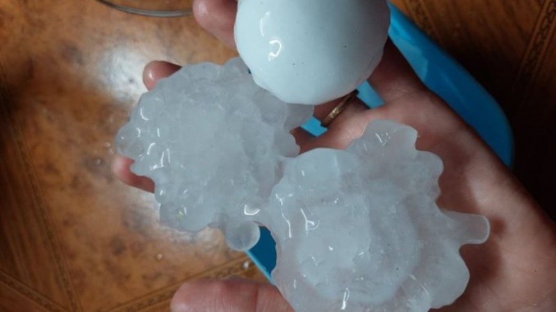 Un muerto, heridos y destrozos por temporal de lluvia y granizo en San Luis