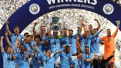 Manchester City se consagra por primera vez en la Liga de Campeones de Europa y en un año soñado es triple campeón