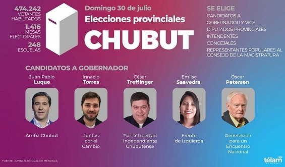 Chubut: Comenzaron las elecciones para gobernador de Chubut en medio de obstáculos por mal clima