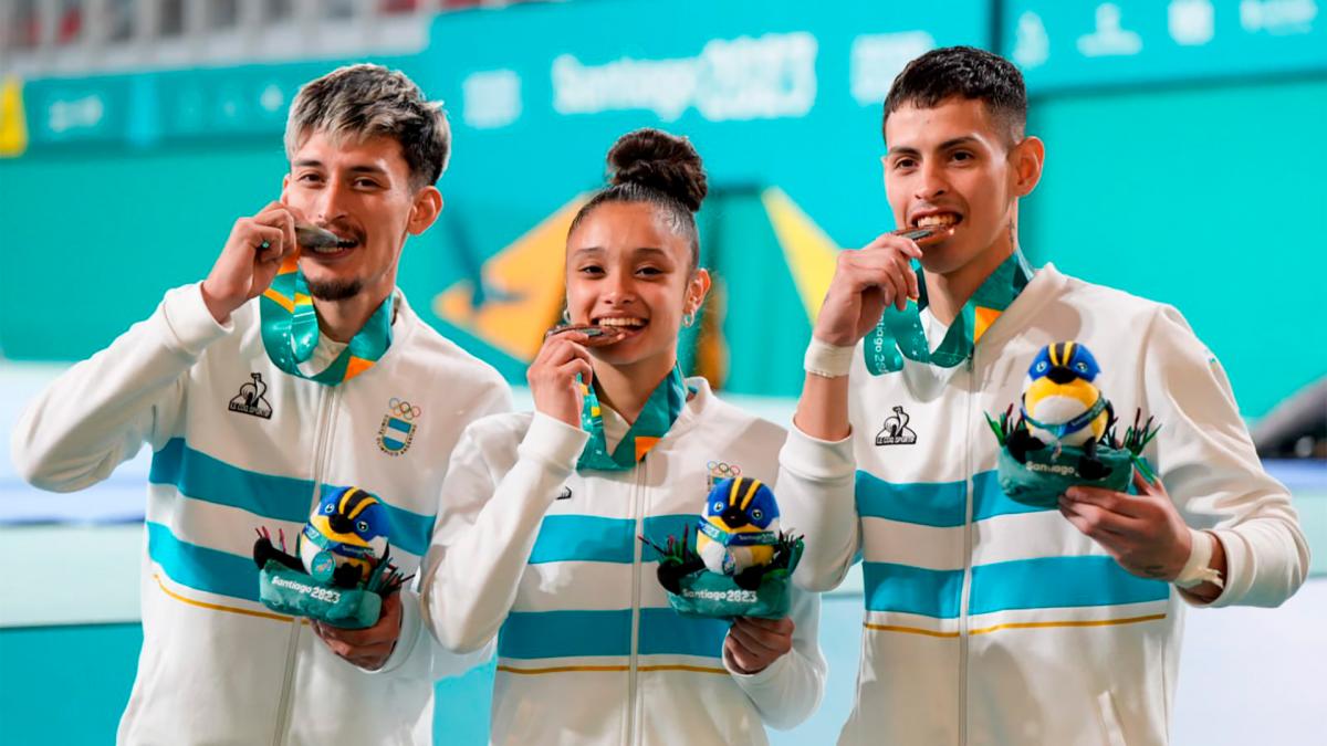 Dos medallas de plata y tres de bronce para Argentina en los Panamericanos