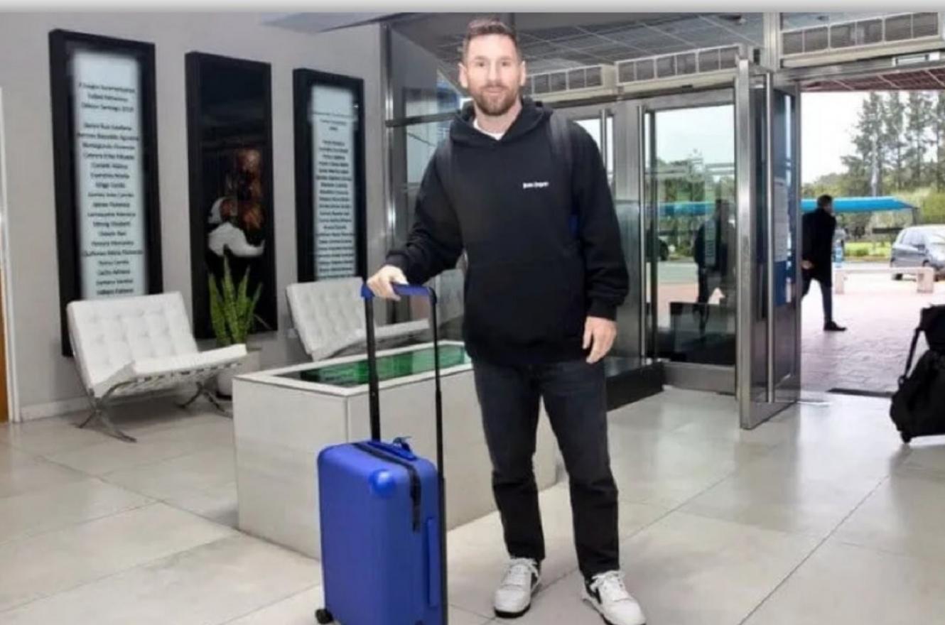 Messi llega al país y se suma a la Selección