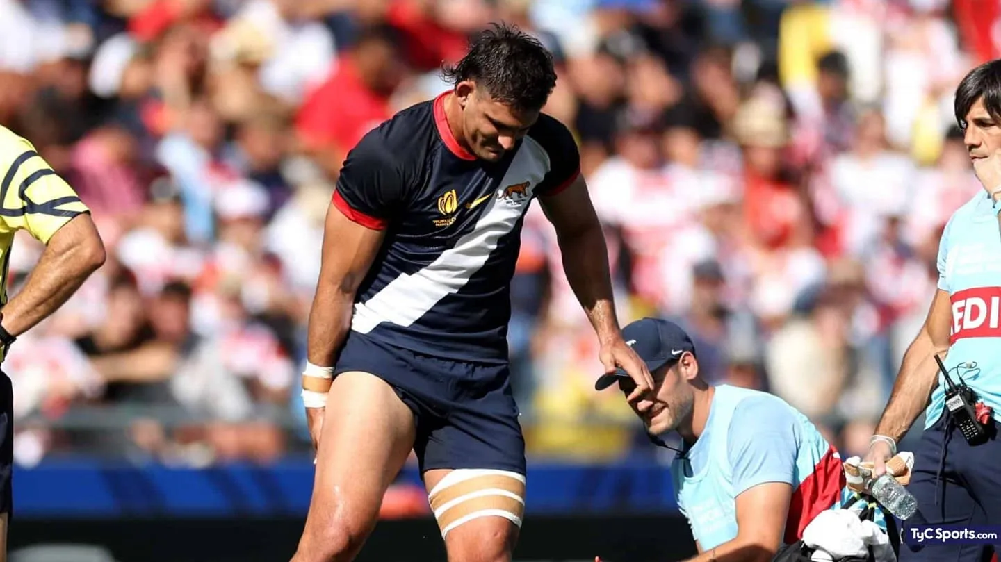 Matera sufre un desgarro que lo deja casi descartado para el resto del Mundial de rugby