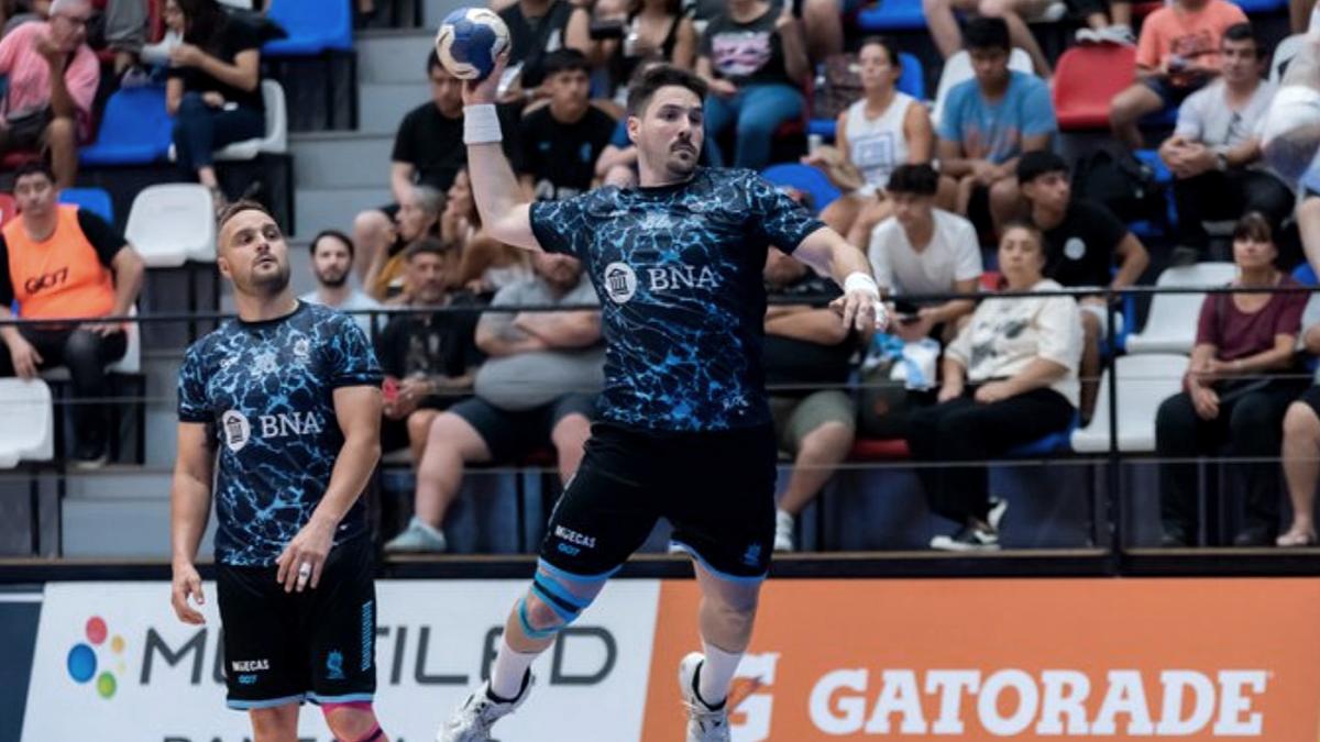 Argentina tuvo un freno ante un Chile que le empató en el Premundial de handball