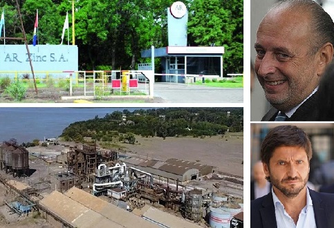 El gobierno de Santa Fe de Maxi  Pullaro pidió embargar por $1.500 millones a la minera Ar Zinc de José Luis Manzano por contaminación ambiental