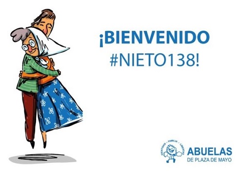 Abuelas de Plaza de Mayo anunció la recuperación del nieto 138