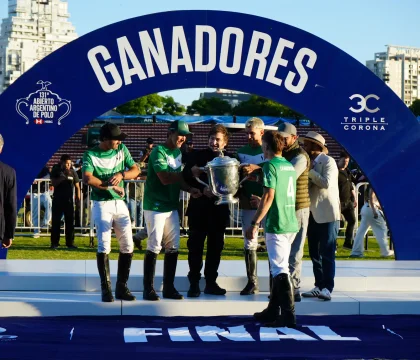 Javier Milei fue protagonista en la final del Abierto de Palermo