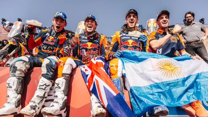 Rally Dakar: el argentino Luciano Benavides terminó cuarto en la categoría Motos