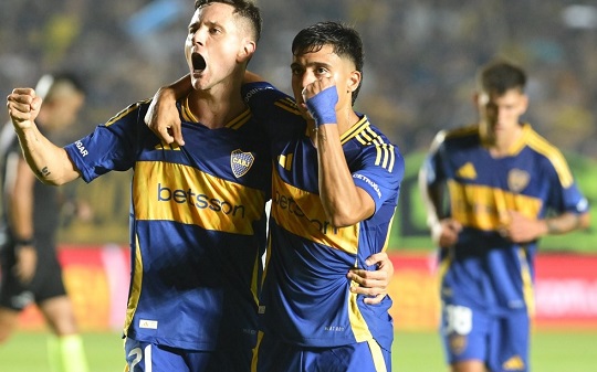 Boca goleó 5 a 0 a Argentino Monte Maíz y avanzó a la siguiente ronda de la Copa Argentina