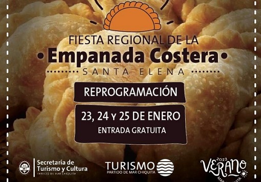 Mar Chiquita en Santa Elena se prepara para la 12° Fiesta Regional de la Empanada Costera