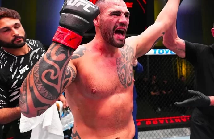 UFC: Santiago Ponzinibbio ganó por nocaut técnico en Las Vegas