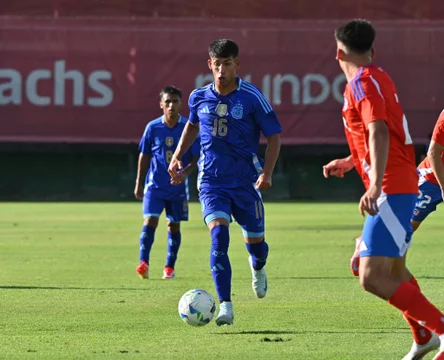 La Selección argentina Sub 20 le venció a su par de Chile