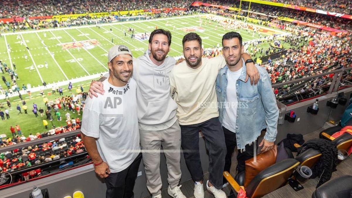 Lionel Messi en el Super Bowl