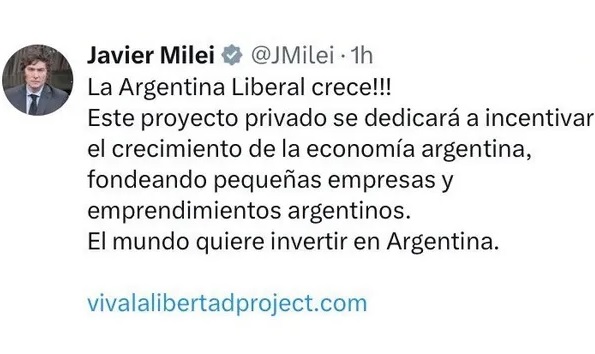 ESTAFA??? Milei promocionó token cripto $Libra «para incentivar el crecimiento de la economía» y desató un escándalo por rápido desplome del activo digital