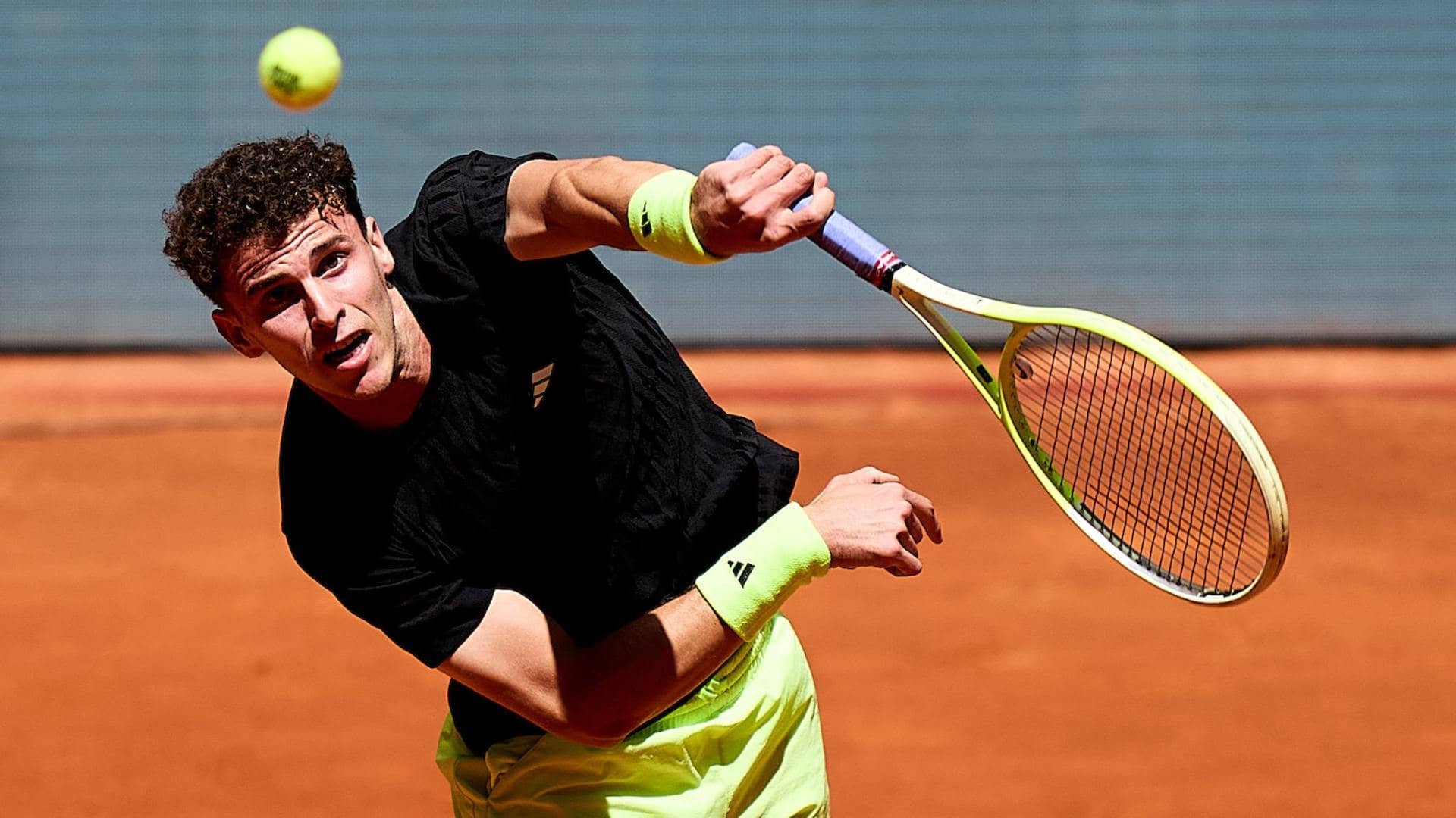 Cerúndolo perdió ante Medvedev y se despidió del Madrid Open