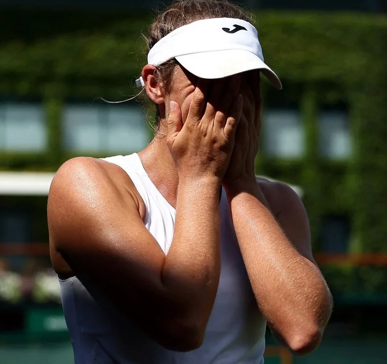 La argentina Solana Sierra hizo historia en Wimbledon