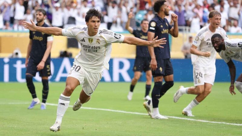 Real Madrid le ganó a la Juventus en el estadio y se clasificó a los cuartos de final del Mundial de Clubes 2025,