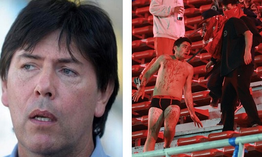 Juan Manuel Lugones, titular de Aprevide de Vidal echado por violencia de genero: “A la Policía de Kicillof no le da el cuero para poner orden en una cancha de fútbol”