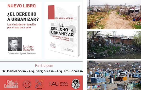 Luciano Scatolini presenta su nuevo libro «¿El derecho a urbanizar?» en el Colegio de Abogados de La Plata acompañado por Luis Soria, juez de la Corte bonaerense