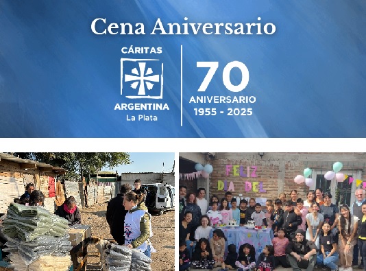 Se viene la Cena 70° Aniversario a beneficio de Cáritas La Plata