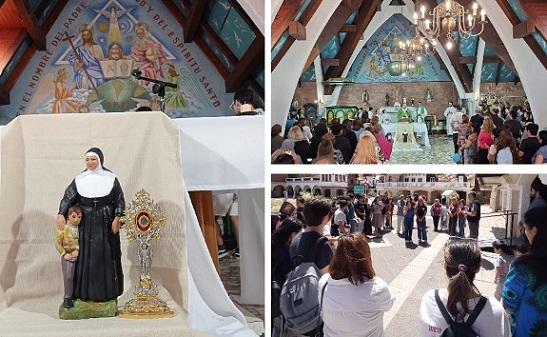 La Plata: Monseñor Carrara participó de la entronización de una imagen de la beata María Ludovica en la República de los Niños