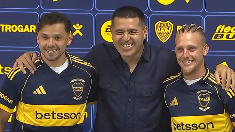 Ascacibar y Romero fueron presentados en Boca