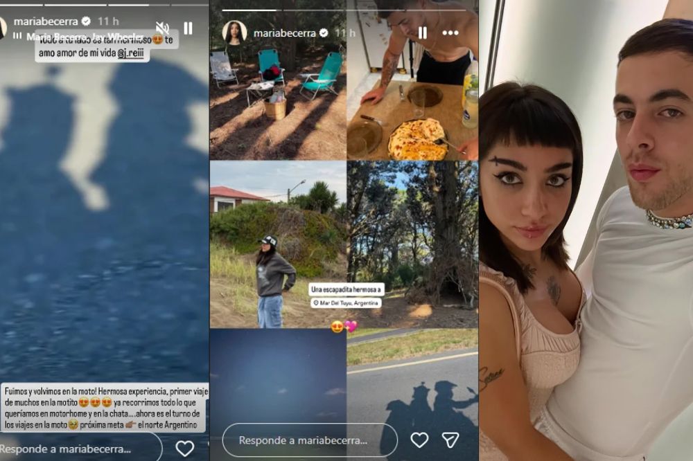 María Becerra y J Rei se escaparon a Mar del Tuyú