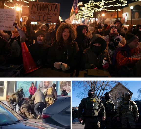 EEUU: Un hombre es asesinado a tiros este sábado durante una nueva redada migratoria en Minneapolis por agentes del ICE