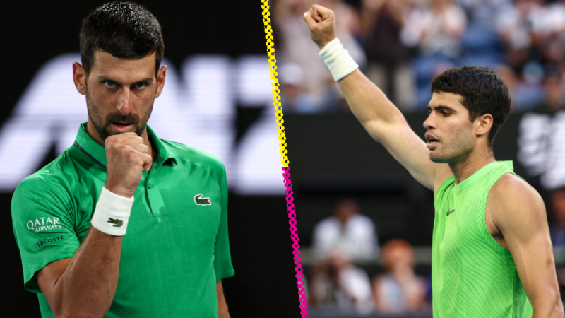 Alcaraz y Djokovic definen el Abierto de Australia