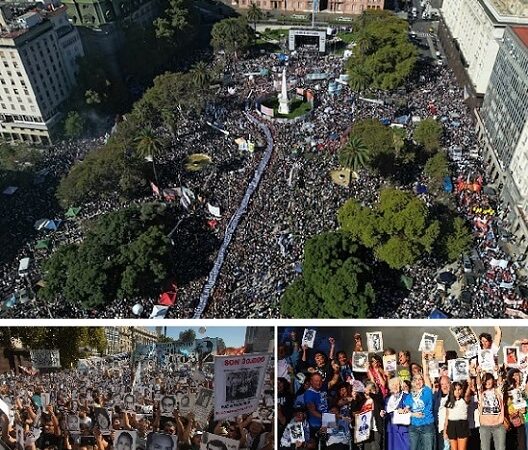 #24M A 50 años del golpe cívico militar del ’76, enorme movilización y marcha como respuesta a provocación del gobierno de Milei: «Que digan dónde están»