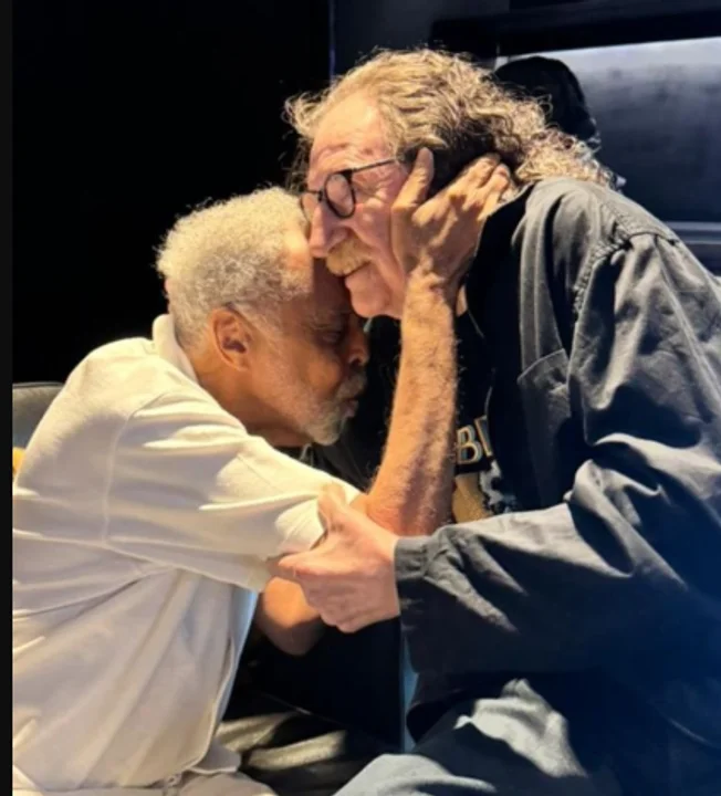 Encuentro entre Charly García y Gilberto Gil