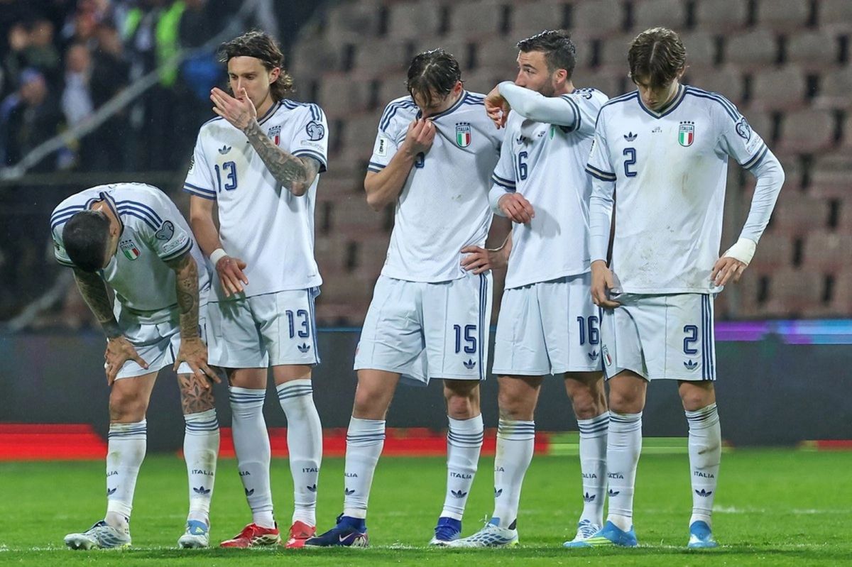 Italia fuera del Mundial por tercera vez consecutiva