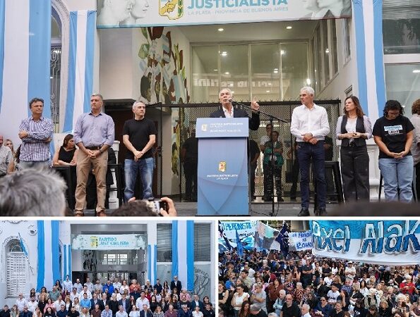 Julio Alak asumió al frente del PJ La Plata y convocó a conformar un gran frente para Axel Kicillof presidente