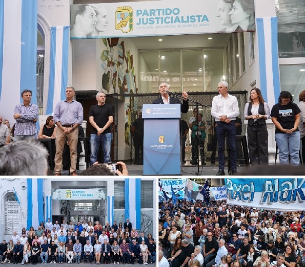 Julio Alak asumió al frente del PJ La Plata y convocó a conformar un gran frente para Axel Kicillof presidente