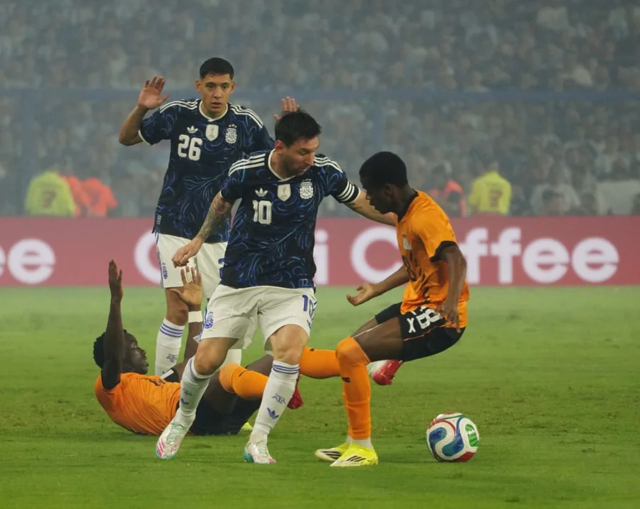 Argentina derrotó a Zambia por 5-0