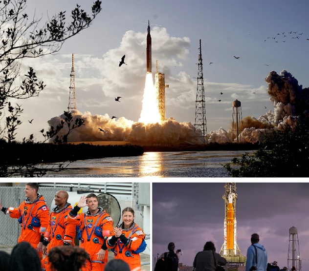 EEUU: La NASA lanzó Artemis II con 4 astronautas a dar media vuelta a la Luna en un viaje de 10 días