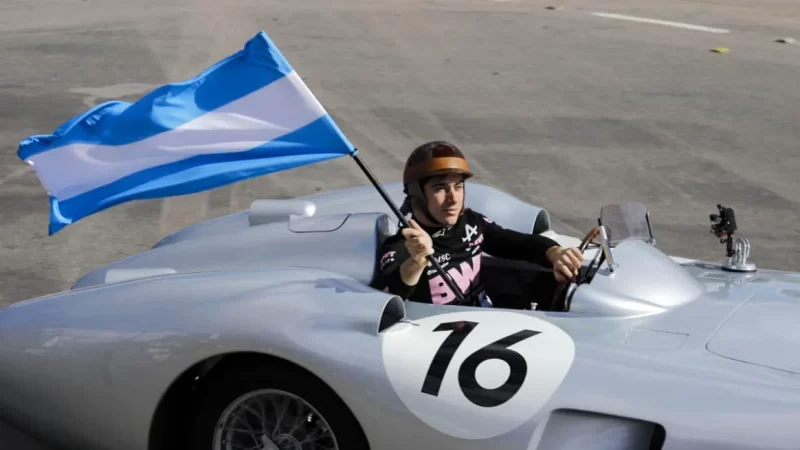 Franco Colapinto feliz tras el Road Show en Capital Federal