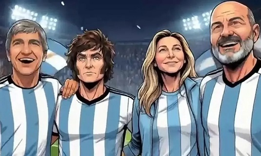 Milei difundió un video inspirado en «Supercampeones» con la celeste y blanca lleno de elogios a su gestión: «Genio de la libertad mundial»