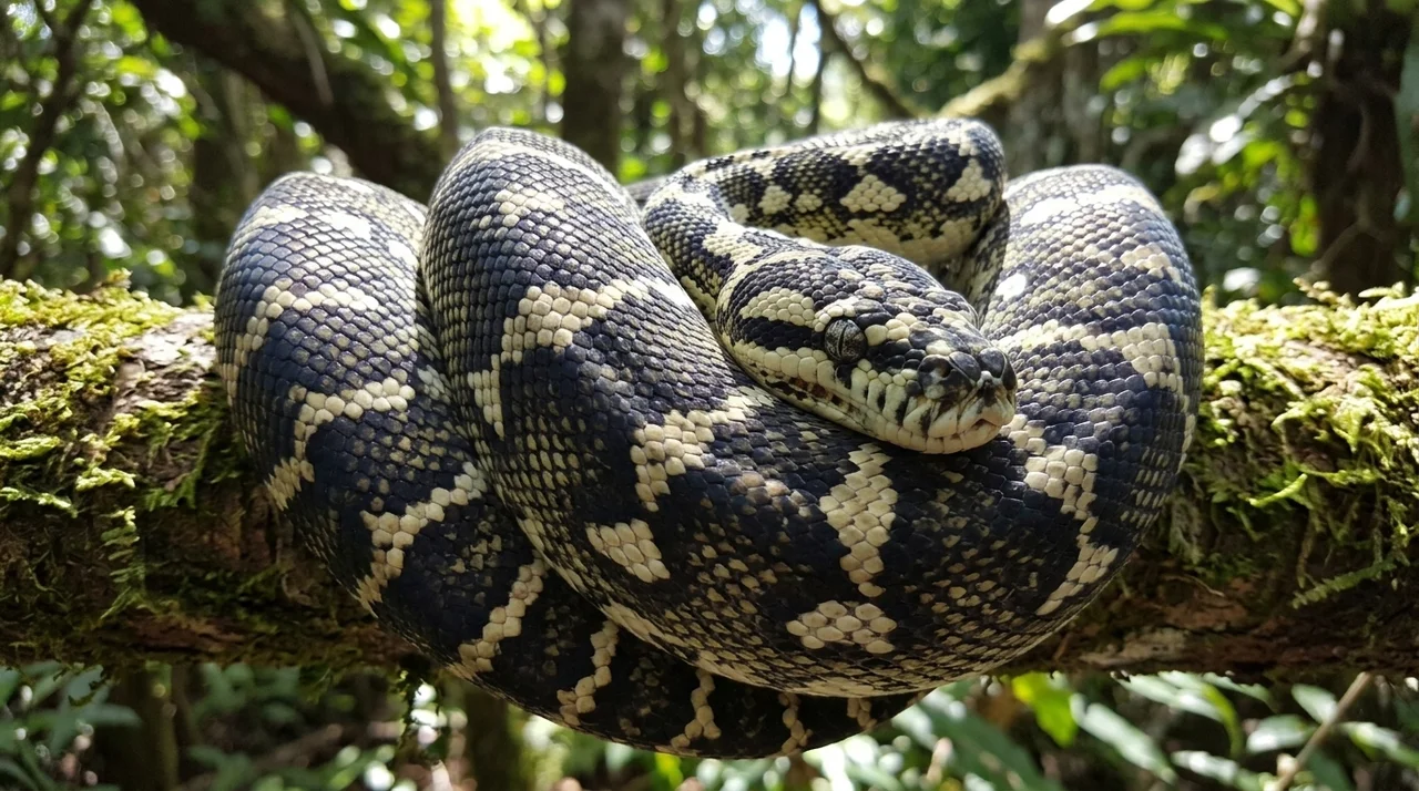 Rescatan a seis crías de serpiente «pitón alfombra“ en Entre Ríos