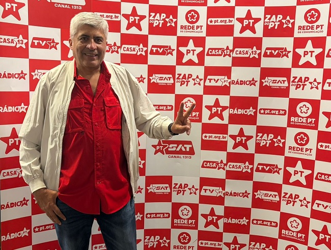 Alejandro Rusconi participó del Congreso Nacional del Partido de los Trabajadores de Brasil y llevó apoyo a la candidatura de “Lula presidente” de parte “La Patria de los Comunes”