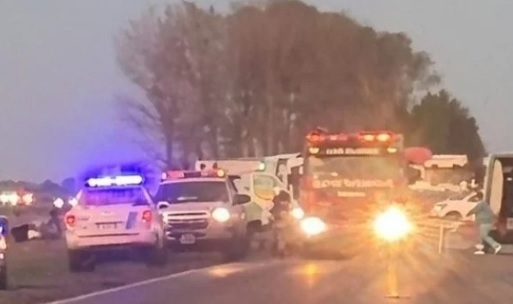 Ruta 3 en PBA: Cinco muertos y dos heridos por un choque frontal de autos a la altura de Las Flores