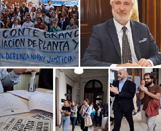 La AJB Departamental La Plata acompañó el reclamo de las Defensorías Oficiales ante su situación crítica y falta de respuesta de la Procuración General