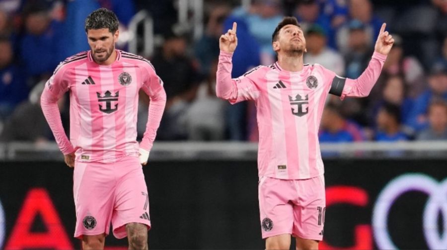 Con tres goles de Messi el Inter Miami le ganó al Cincinnati