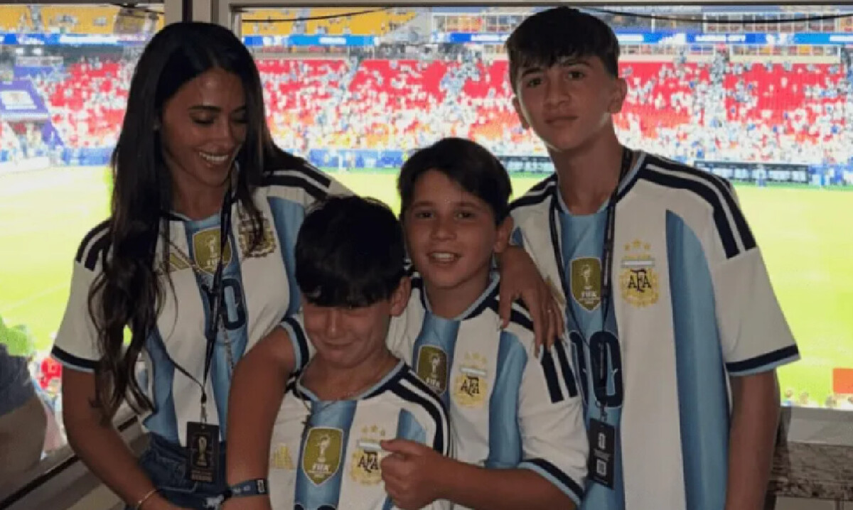 Antonela Roccuzzo tras la noche perfecta de Messi ante Argelia