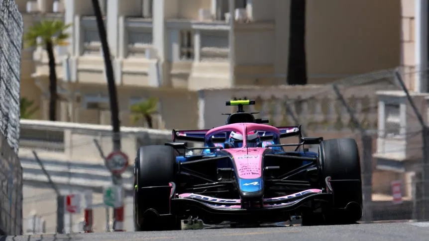 Colapinto terminó 15° en la primera práctica del GP de Mónaco