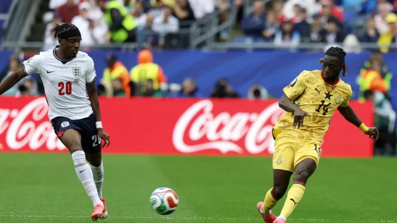 Inglaterra y Ghana empataron sin goles